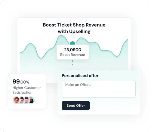 Meer omzet uit je ticketshop met upsell